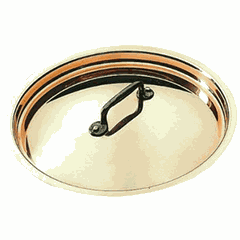 Lid for saucepan art. 034005  copper, stainless steel  D = 16 cm  metal.