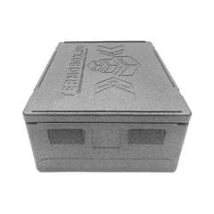 Термоконтейнер «Лайт» до 30 кг полипроп. 84л ,H=32,L=80,B=60см черный, изображение 2