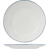 Тарелка «Блю Дэппл» фарфор D=303,H=27мм белый,синий