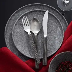 Ложка столовая «Дистрест» сталь нерж. ,L=20,3см черный,металлич., изображение 4