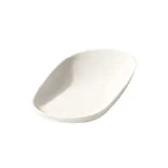 Compliment dish oval porcelain 85ml ,H=42,L=78,B=67mm white