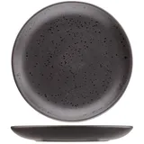Тарелка «Оникс» плоская без полей керамика D=210,H=23мм черный