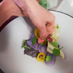 Тарелка «Экинокс» мелкая фарфор D=310,H=35мм серый, изображение 3