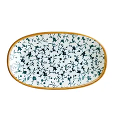 Блюдо сервировочное «Калиф» овальное фарфор ,L=29,B=17см белый,синий