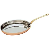 Сковорода овал. сталь нерж.,медь ,L=25,B=18см