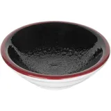 Соусник «Кото Рэд» фарфор 25мл D=7см черный,красный