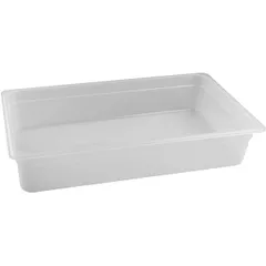 Gastronorm container (1/1)  polyprop.  1.26 l , H=10, L=53, B=32.5 cm  white