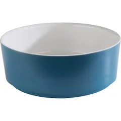 Salad bowl “Happy buffet” plastic 1.5l D=20,H=7cm white,blue