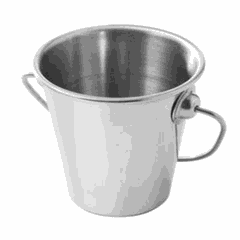 Ведро для картофеля фри сталь нерж. 150мл D=75,H=70мм