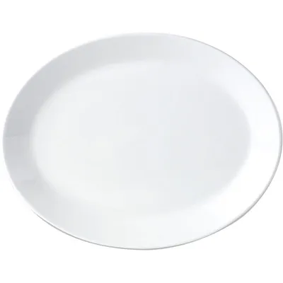 Блюдо «Симплисити» овальное фарфор ,H=27,L=340,B=270мм белый, Длина (мм): 340, Ширина (мм): 270