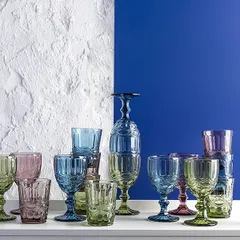 Бокал для вина «Мадам» стекло 260мл D=80,H=155мм фиолет., изображение 2