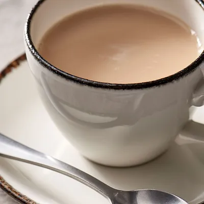 Чашка чайная «Чакоул Дэппл» фарфор 285мл D=95мм белый,черный, Объем по данным поставщика (мл): 285, изображение 2