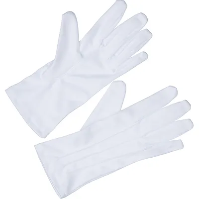 Перчатки размер (S/M) для официантов (пара) хлопок белый