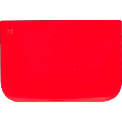 Шпатель кондитерский[10шт] пластик ,H=15,L=120,B=80мм красный, изображение 2