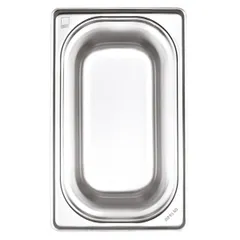 Гастроемкость GN 1/4 сталь нерж. 1л ,H=40,L=265,B=162мм металлич.