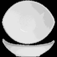 Salad bowl “Kunstwerk”  porcelain  0.7 l , H=65, L=250, B=200mm  white