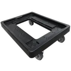 Тележка для термоконтейнеров полиэтилен ,H=19,L=72,5,B=55см черный