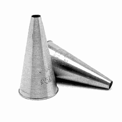 Pastry nozzle[2pcs] stainless steel D=5mm