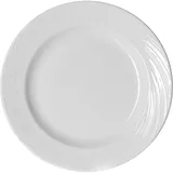 Тарелка «Спайро» мелкая фарфор D=250,H=25мм белый