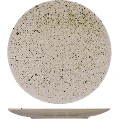 Тарелка «Лайфстиль» для пиццы фарфор D=300,H=25мм песочн.