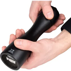 Мельница для перца «Таити» металлический механизм бук D=54,H=200мм черный, изображение 4