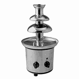 Фонтан шоколадный «Мартеллато» сталь D=21,4,H=39,3см металлич.,черный