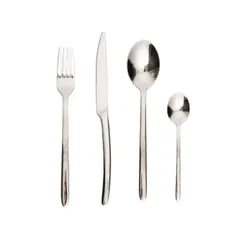 Набор столовых приборов «Аляска Бэйсик» на 6 персон[24шт] сталь нерж. серебрист.