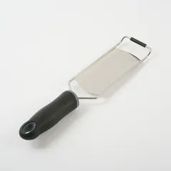 Терка с ручкой сталь нерж.,пластик ,L=315/138,B=65мм металлич.,черный, изображение 4