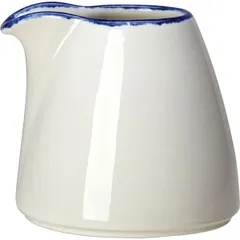 Milk jug without handle “Blue Dapple”  porcelain  85 ml  white, blue