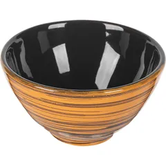 Bowl ceramics 250ml D=110,H=55mm yellow.