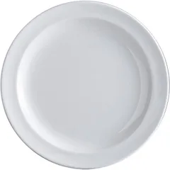 Plate plastic D=16cm white