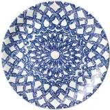 Тарелка «Инк» пирожковая фарфор D=15,H=2см синий,белый