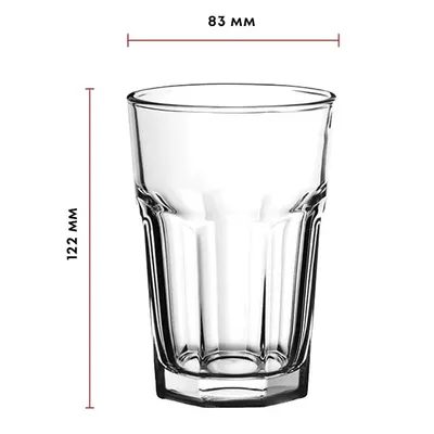 Хайбол «Касабланка» стекло 355мл D=83,H=122мм прозр., Объем по данным поставщика (мл): 355