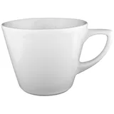 Coffee cup “White” Mocha  porcelain  250ml  D=100/120, H=72mm  white