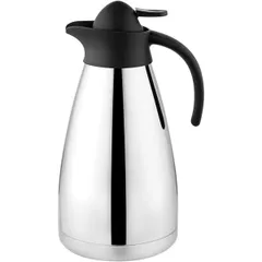 Кофейник «термос» «Санекс» вакуумный сталь нерж.,пластик 1,5л ,H=18,L=16,B=13,2см серебрист.,черный