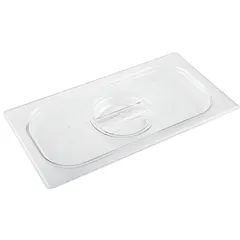 Lid for gastronorm container GN 1/6  polycarbonate , L=17.6, B=16.2 cm  transparent.