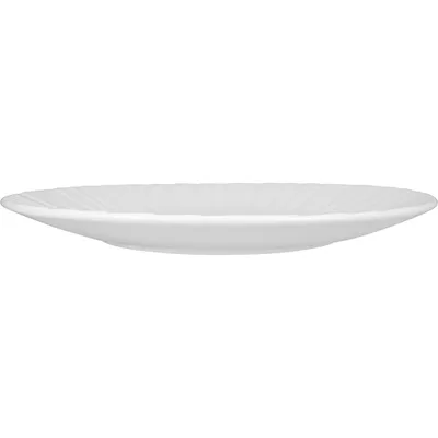 Тарелка «Алина» мелкая фарфор D=28см белый, изображение 2