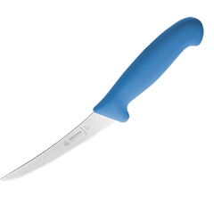 Knife for boning meat  stainless steel, plastic , L=275/145, B=23mm  blue, metallic.