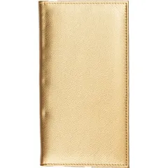 Folder for bills leatherette ,L=22.2,B=12cm gold