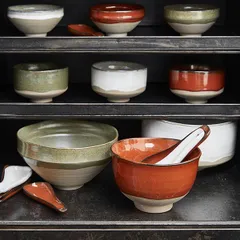 Салатник «Мерси» №1 керамика D=15см красный, изображение 2