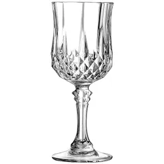 Wine glass “Longchamp”  chrome glass  170 ml  D=65, H=164mm  clear.
