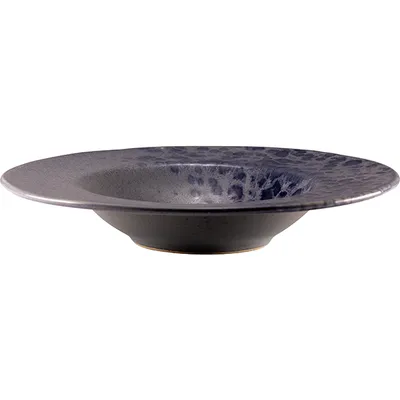 Тарелка для пасты «Фобос» керамика D=285,H=55мм серый,синий, изображение 2