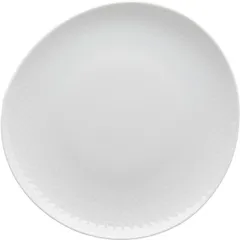 Тарелка мелкая фарфор D=22см белый