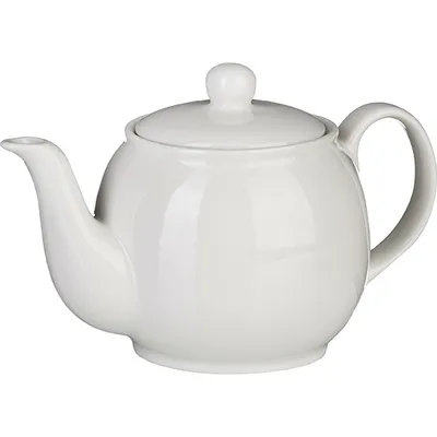 Чайник заварочный без сита фарфор 0,5л белый, изображение 3