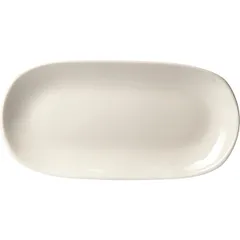 Блюдо «Тэйст» овальное фарфор ,H=25,L=250,B=130мм белый