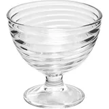 Bowl “Swirl” glass 300ml D=10.2,H=10.5cm clear.