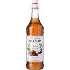 Сироп «Каштан» Monin стекло 1л D=85,H=320мм, Вкус: Каштан, Объем по данным поставщика (мл): 1000