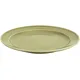 Тарелка «Акварель» Принц мелкая фарфор D=240,H=27мм фисташк., изображение 2