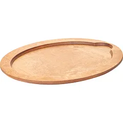 Подставка овал. для сковор. 4020192 дерево ,H=2,L=39,B=30см коричнев., изображение 2