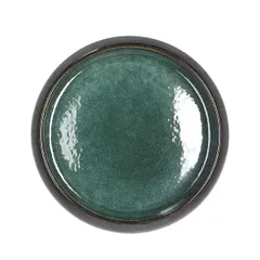 Салатник «Эллипс» керамика D=200,H=55мм коричнев.,зелен., изображение 2